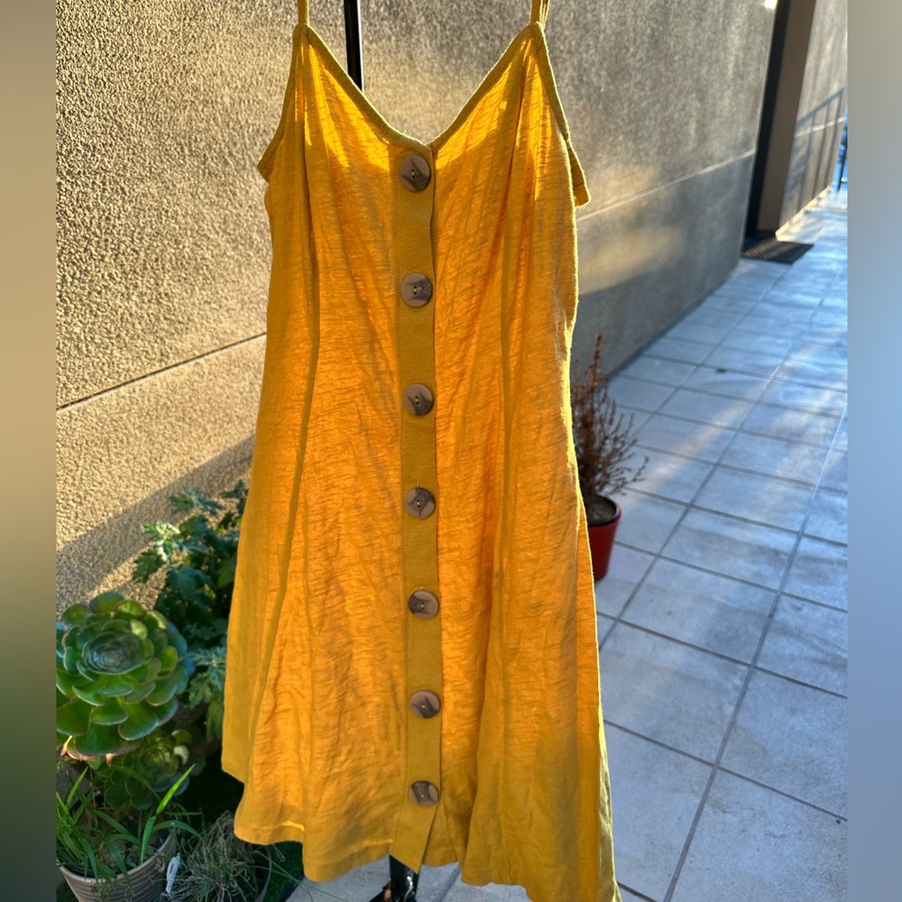 Yellow summer dress